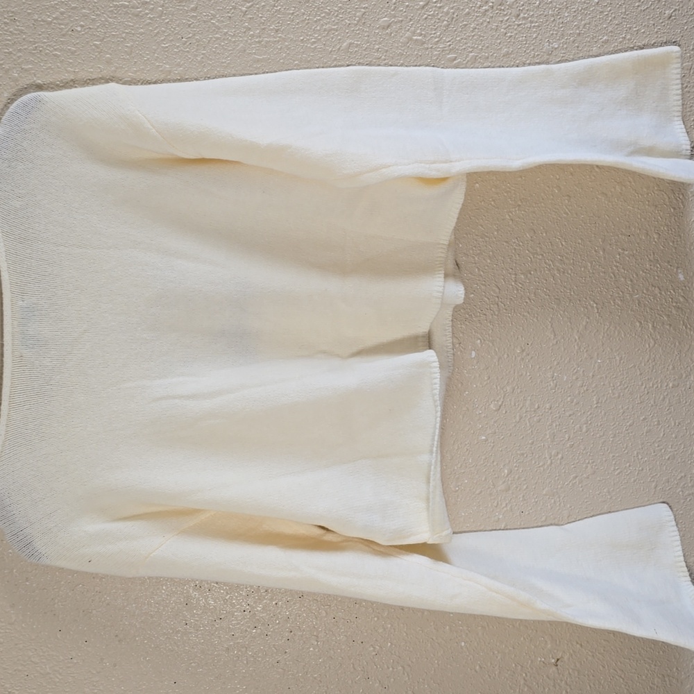 Pretty Garbage White/ Cream Star Sweater - Picture 6 of 7